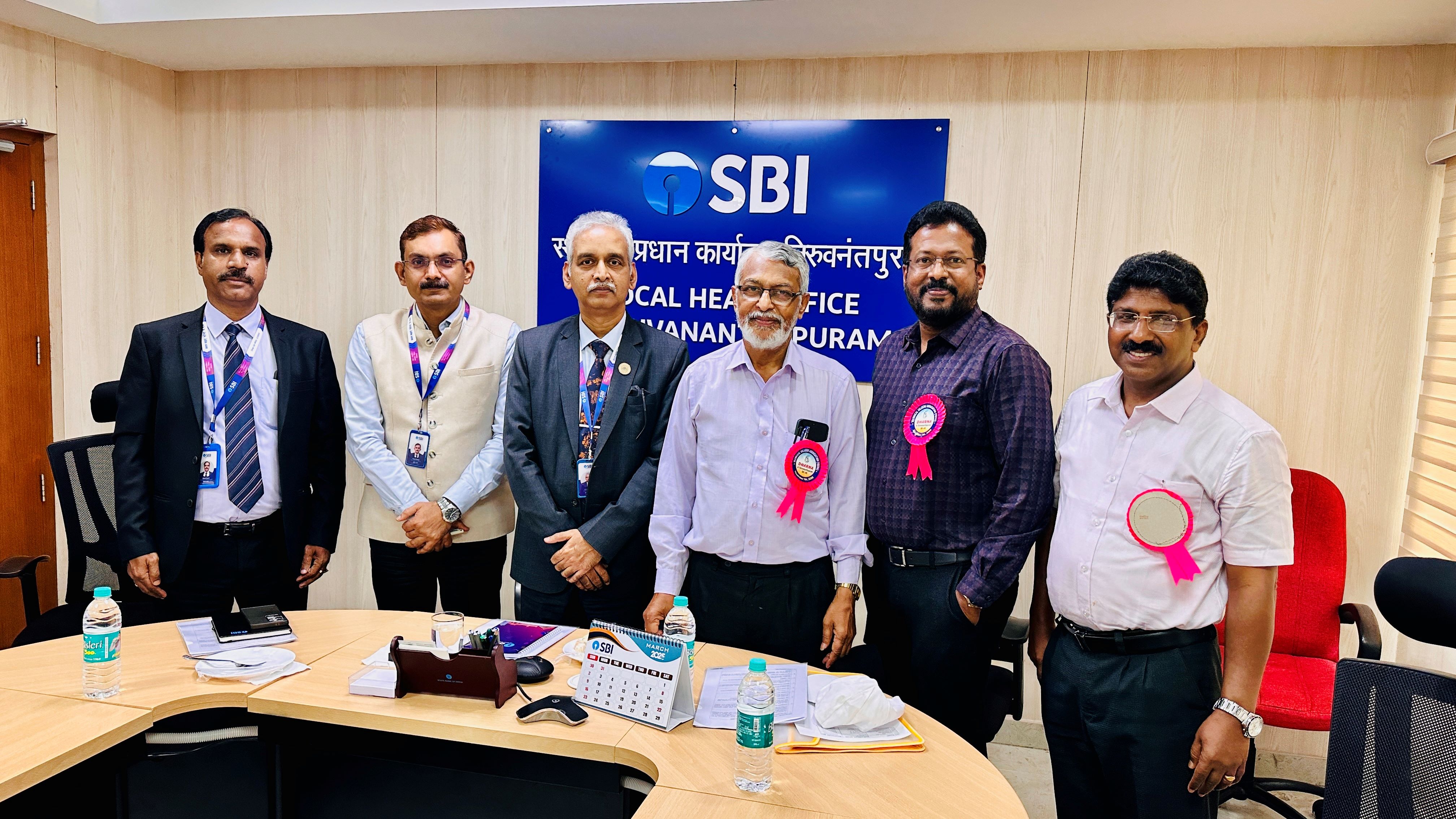 Meeting with CGM,GM,DGM -SBI